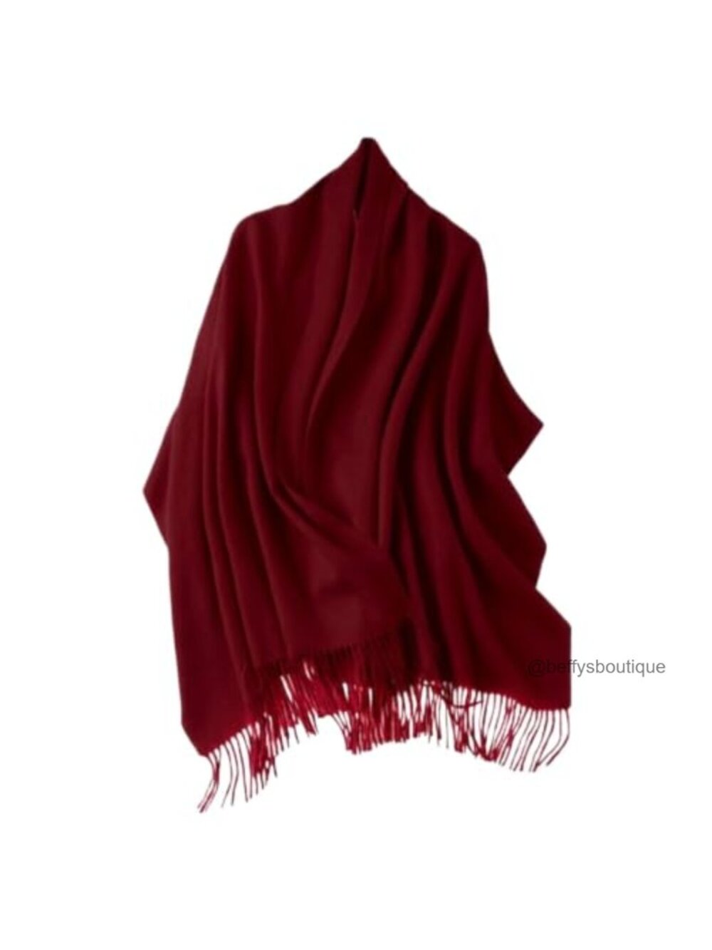 100% Merino Wool Oversized Shawl Wrap Thick Winter Pashmina Travel Scarf